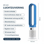 blauw touchscreen