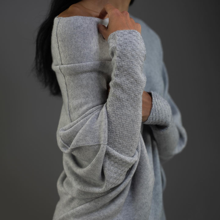 Stijlvolle off shoulder dames trui, casual chic gebreide top.