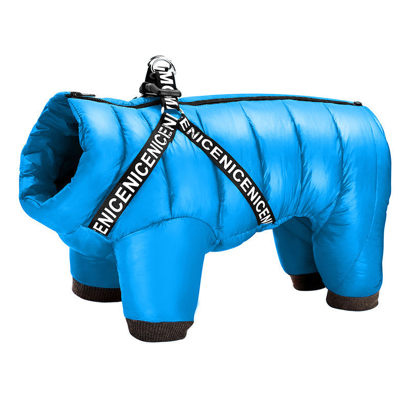 Hondenjas ArcticPaws: winddichte en waterafstotende jas met zachte voering, perfect voor winterse wandelingen.