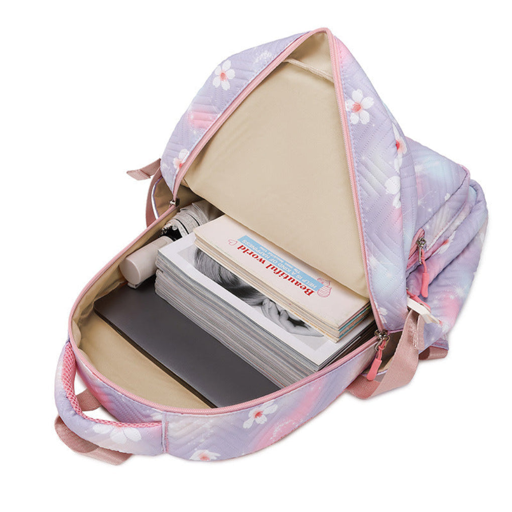 Compleet 3-delige jeugd schoolrugzakset. Rugzak, lunchtas en etui samen voor een stijlvolle start van school.