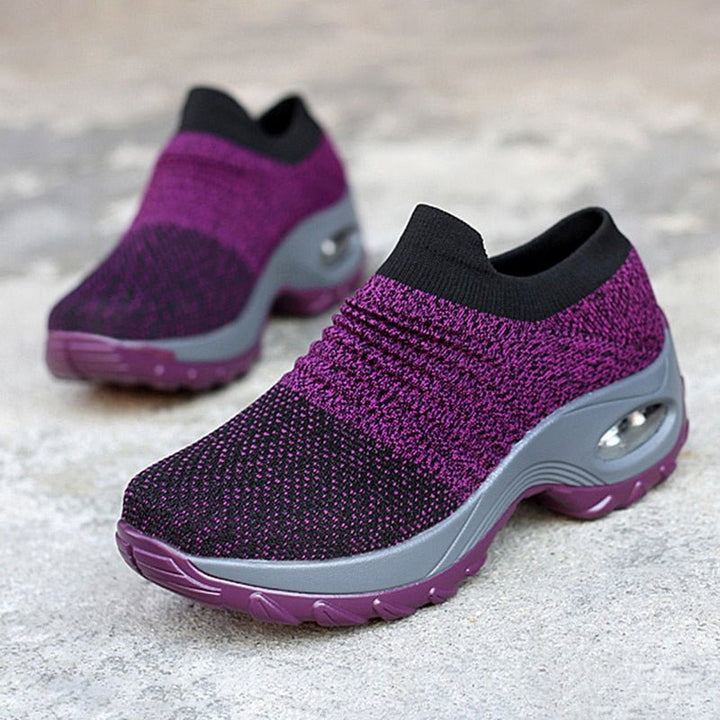 Stijlvolle dames sneakers (Emmie), ideaal voor dagelijks comfort met orthopedische ondersteuning.