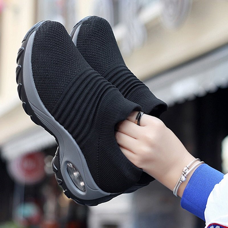 Dames Emmie sneakers met orthopedische zool, ademend en comfortabel voor dagelijks gebruik.