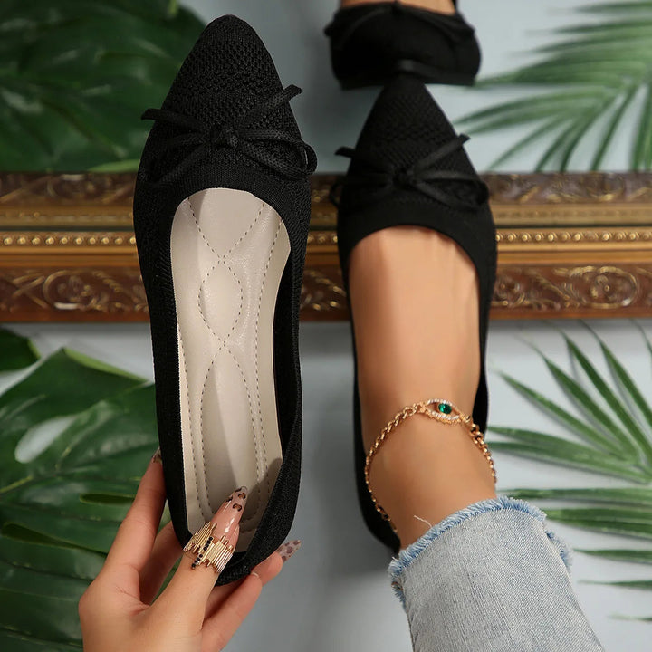 Fashionable dames puntige ballerina's, perfect voor een elegante look met comfortabele platte hak.