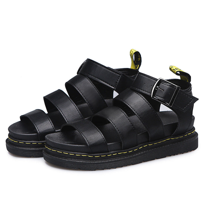 Comfortabele damessandalen in gladiator plateau stijl, orthopedisch voor optimale voetondersteuning.
