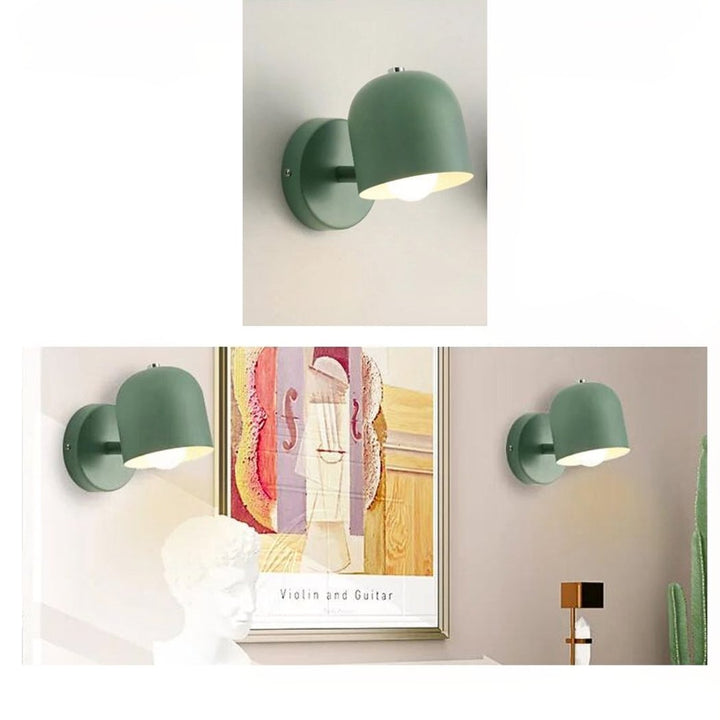 Design wandlamp NordicGlow: een kleurrijk, modern en Scandinavisch accent van metaal voor sfeervolle interieurs.