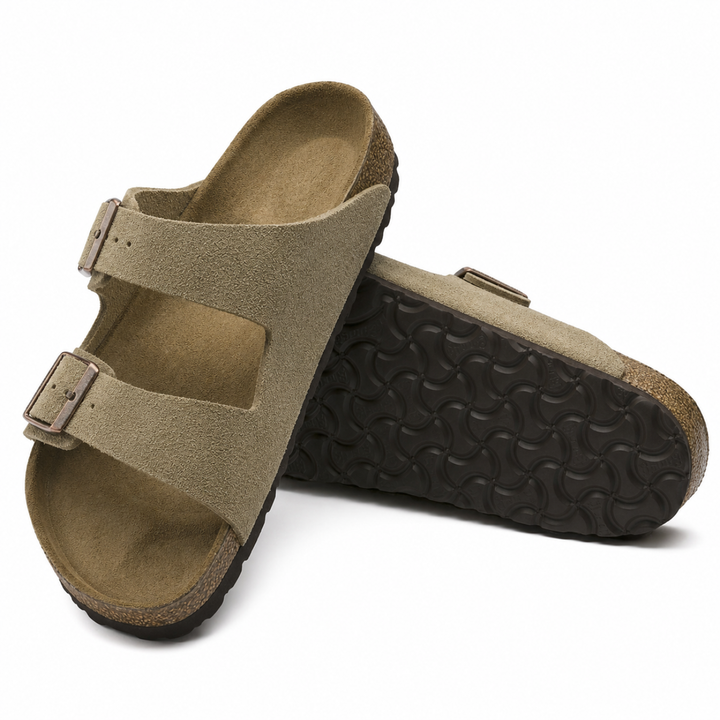 Comfortabele taupe casual dames sandalen, ideaal voor zomerse dagen en dagelijks comfort.