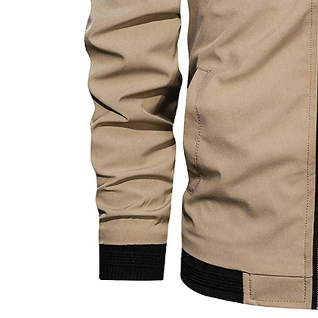 Hoogwaardig heren bomberjack, comfortabel en duurzaam. Een moderne casual jas, ideaal als lente- of herfst bovenkleding.