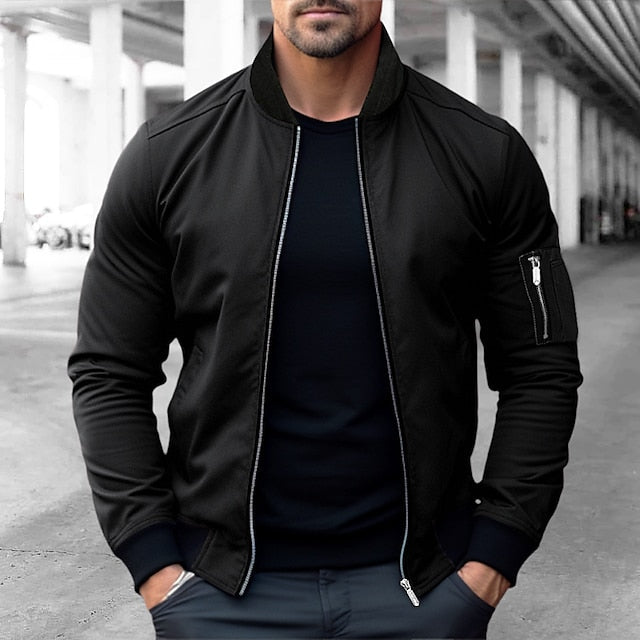 Klassiek heren bomberjack, stijlvol en comfortabel. Een must-have casual jas met modern design voor elke man.