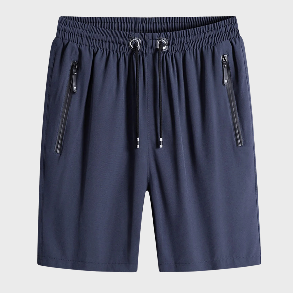 Stijlvolle en comfortabele heren korte broek voor casual zomerlooks. Met elastische taille en trekkoord.