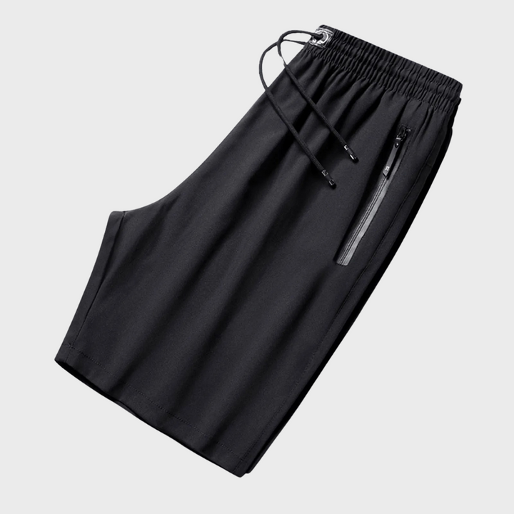 Casual heren korte broek met praktische zakken en verstelbaar trekkoord. Relaxte pasvorm voor dagelijks gebruik.