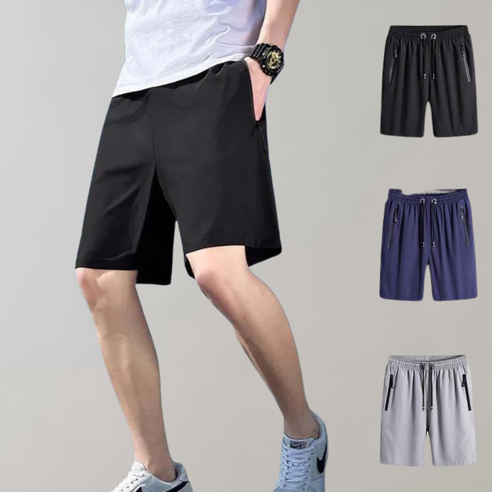 Heren casual korte broek met trekkoord, ideaal voor zomer en vrije tijd. Comfortabel en flexibel.