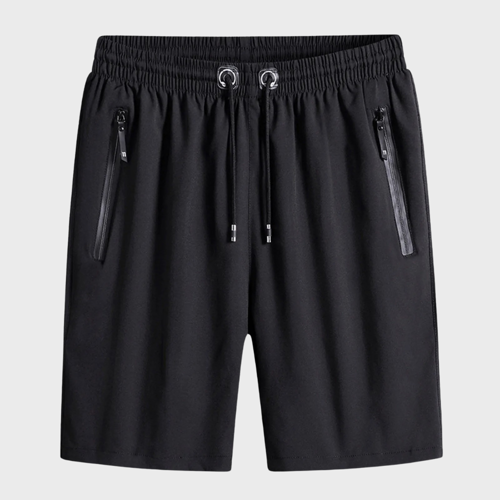 Veelzijdige heren korte broek, casual stijl, geschikt voor strand, sport en vrije tijd. Met verstelbaar trekkoord.