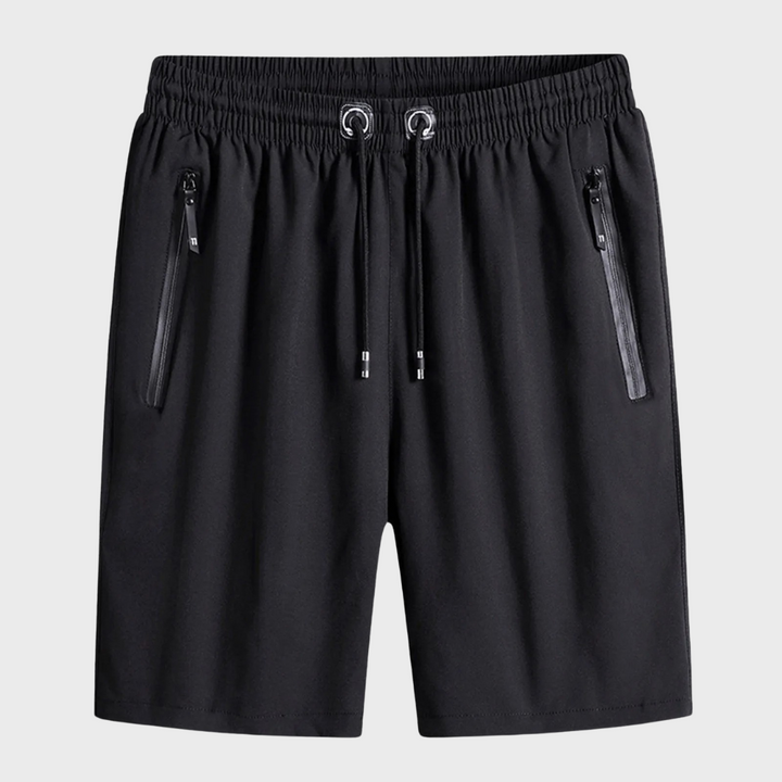 Veelzijdige heren korte broek, casual stijl, geschikt voor strand, sport en vrije tijd. Met verstelbaar trekkoord.