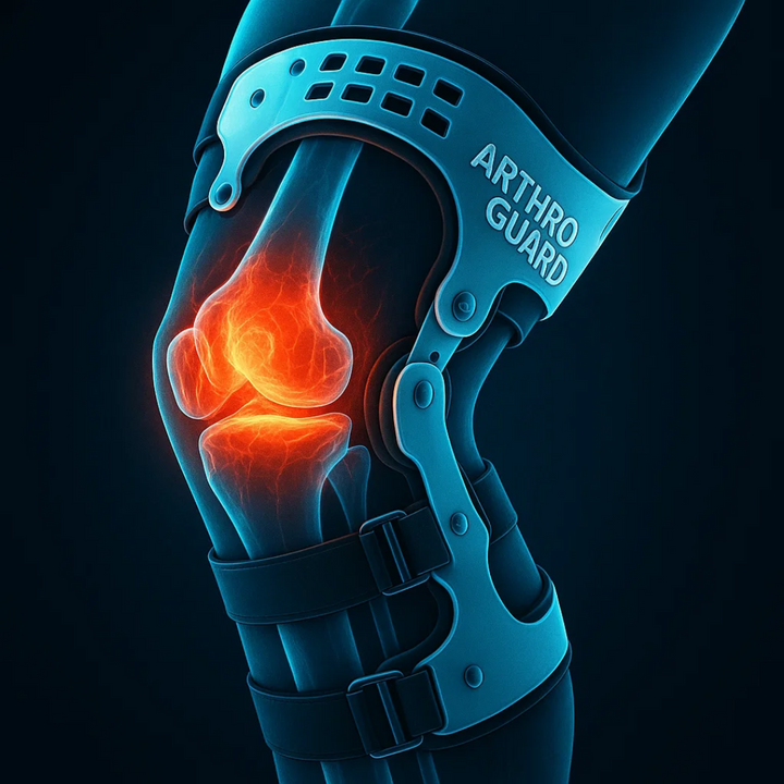 Ergonomische kniebeschermer voor maximale stabiliteit en comfort bij knieproblemen.