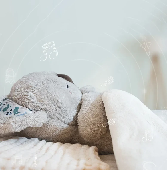 Deze ademende pluche koala biedt comfort en rust, een perfect knuffeldier voor slaap en stressvermindering.