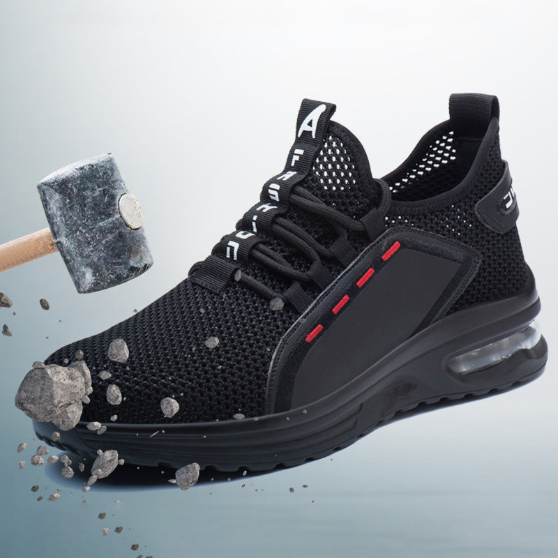 Unisex ultralichte veiligheidsschoen SteelFlex One met stalen neus en kevlar zool voor optimale bescherming.