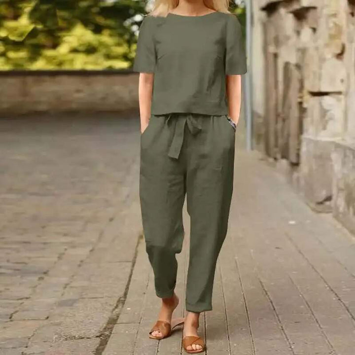 Stijlvolle casual chic dames jumpsuit. Comfortabele mode voor een trendy look, ideaal voor elke gelegenheid.