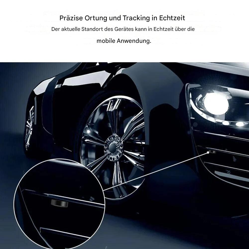 Kleine Mayer GPS tracker bevestigd aan halsband voor real-time locatie tracking en veiligheid van je huisdier.