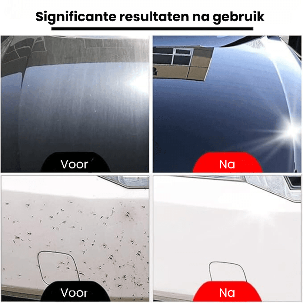 Autoverzorging & detailingspray die de auto lak beschermt en kleine krassen herstelt.