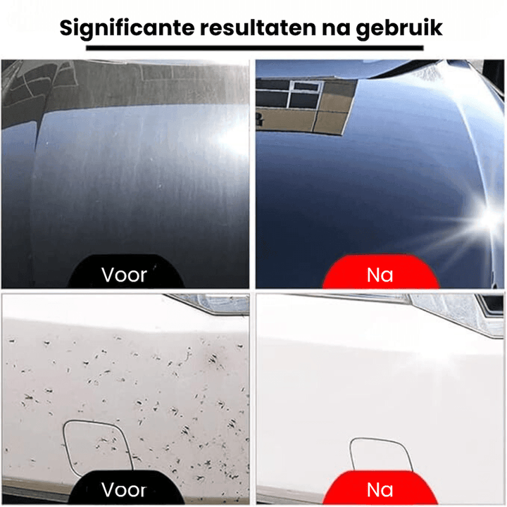 Autoverzorging & detailingspray die de auto lak beschermt en kleine krassen herstelt.