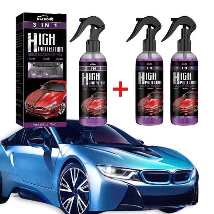 Nano coating op auto lak, biedt krassen herstellen effect en langdurige waterafstotende bescherming.