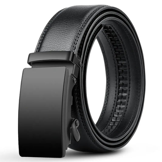 "Automatische riem van PU leer met verstelbare metalen gesp, elegant en stijlvol voor business en casual outfits."