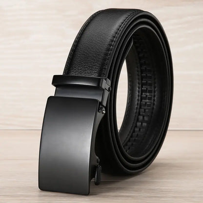 "Automatische riem van PU leer met verstelbare metalen gesp, elegant en stijlvol voor business en casual outfits."