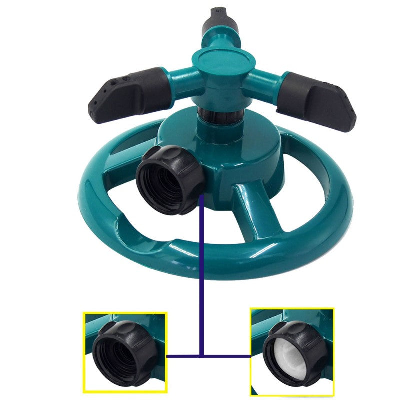 Waterbesparende tuinsproeier voor automatische tuinirrigatie. Eenvoudig in gebruik, zorgt voor een gezonde tuin.