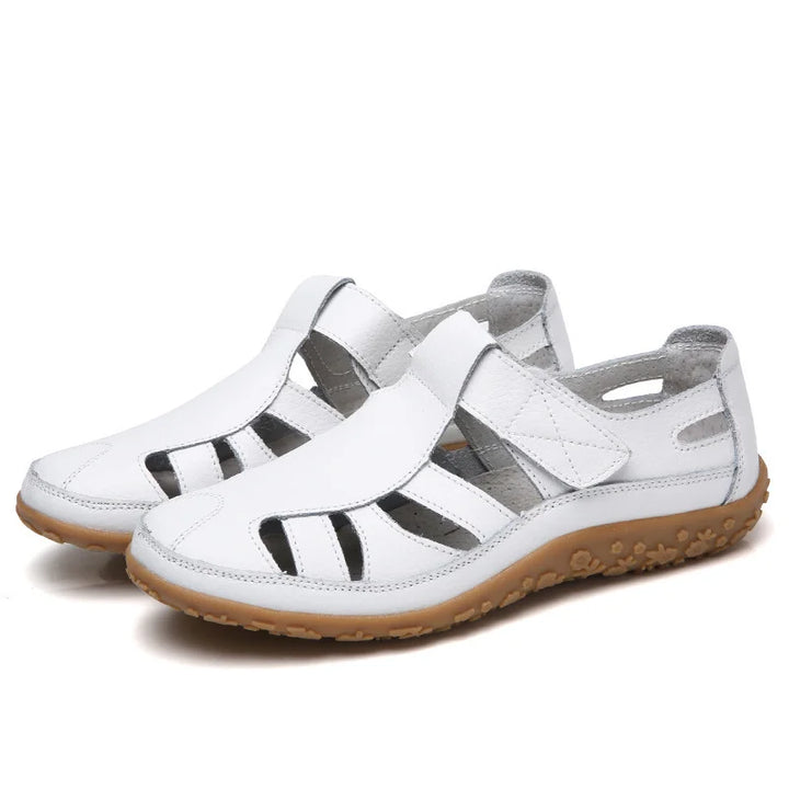 Zomerse dames anti-slip sandalen met orthopedisch voetbed, bieden stabiliteit en comfort de hele dag.