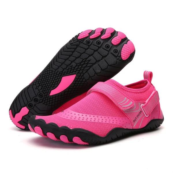 Comfortabele uniseks barefoot waterschoenen TrailFlex; lichtgewicht, flexibel design voor optimaal loopgevoel.