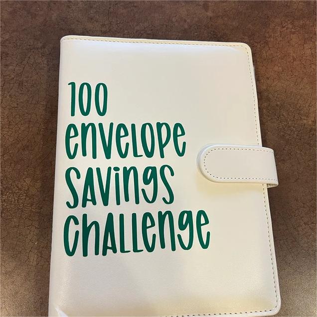 Budgetmap & planner voor 100 dagen spaaruitdaging en financiële doelen. Start je persoonlijke groei nu!