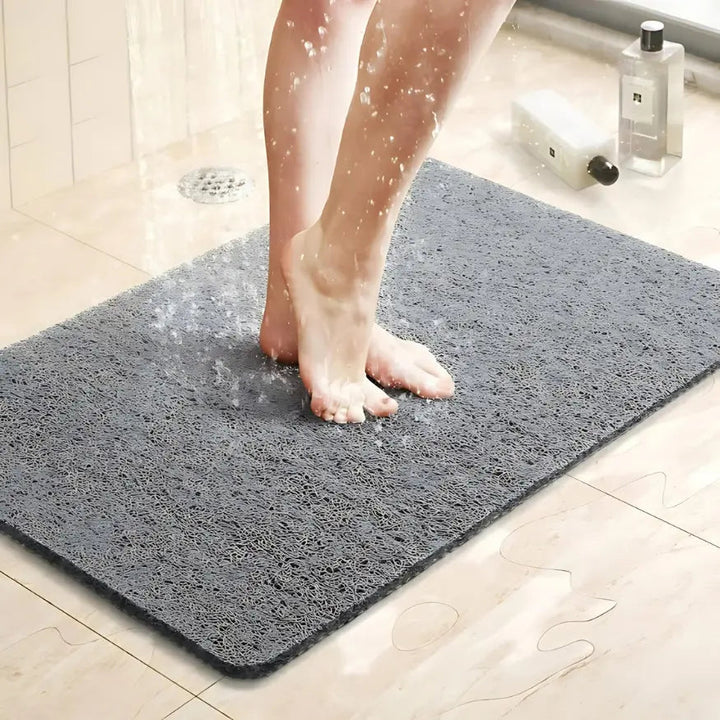 Antislip douchemat voor veilige grip en comfort in de badkamer; voorkomt uitglijden.
