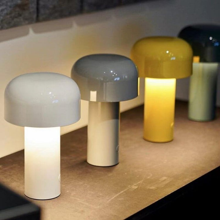 Luminor USB-C oplaadbare LED lamp, dimbaar en draagbaar, voor een moderne sfeer.