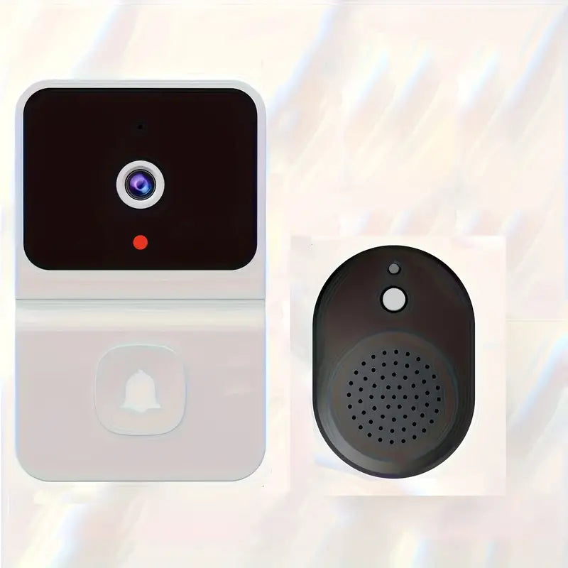 Draadloze, oplaadbare SmartGuard wifi videodeurbel, eenvoudig te installeren voor flexibele beveiliging zonder gedoe.