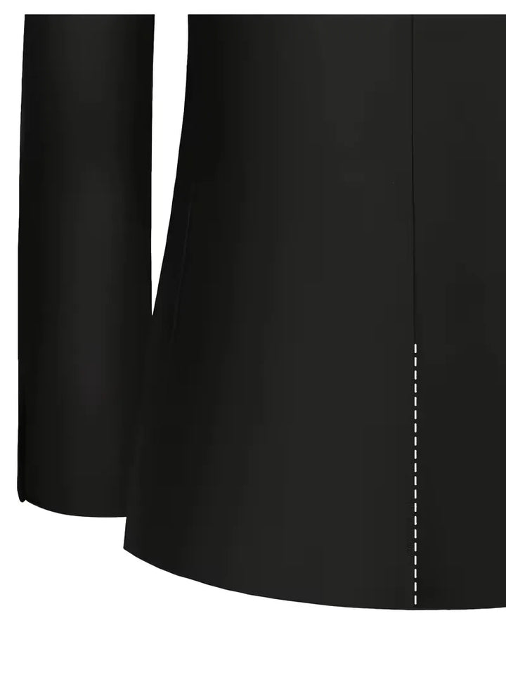 Chique heren slim fit kostuum, compleet met colbert en pantalon, voor een verfijnde look.