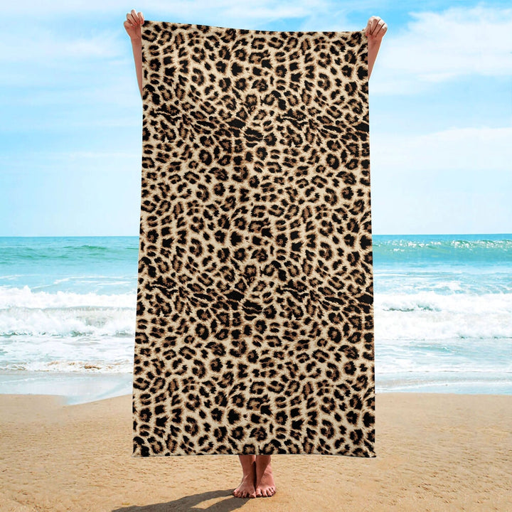Comfortabele luxe strandhanddoek van microvezel; superzacht en compact voor elke reis.