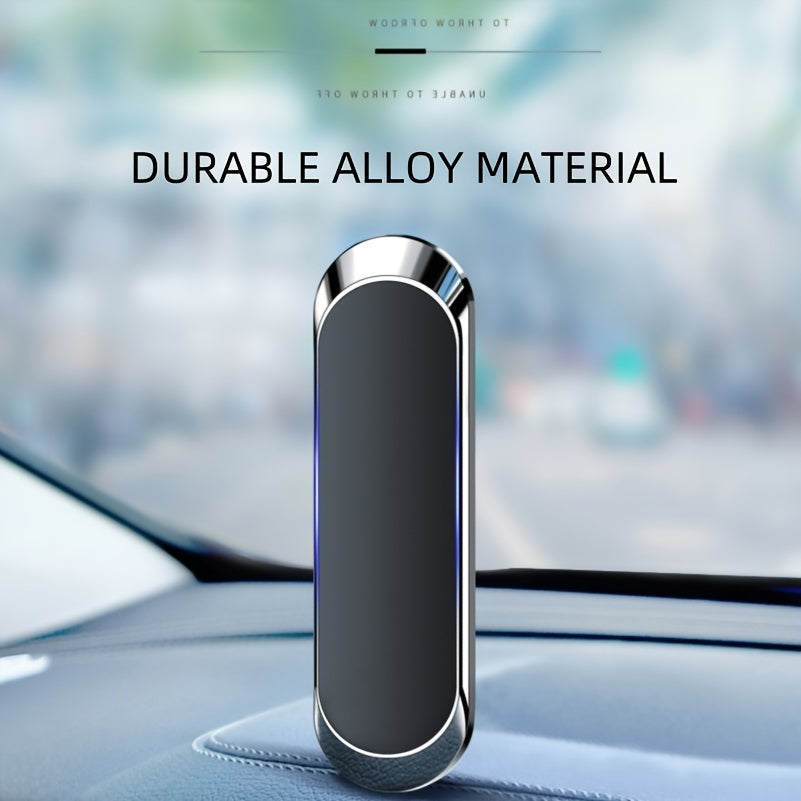Magnetische dashboard houder voor telefoon; optimale kijkhoek, handige auto accessoire.