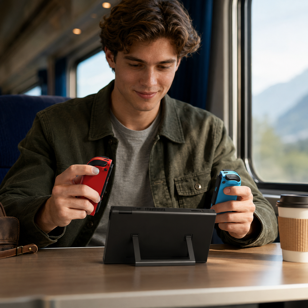 Controller voor Nintendo Switch: draadloos, LED verlicht, en optimaal voor competitief gaming.