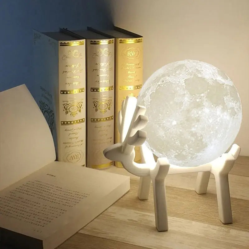 Slaapkamerlamp met sfeervol warmer wit LED licht en luchtbevochtigingsfunctie voor optimaal welzijn.