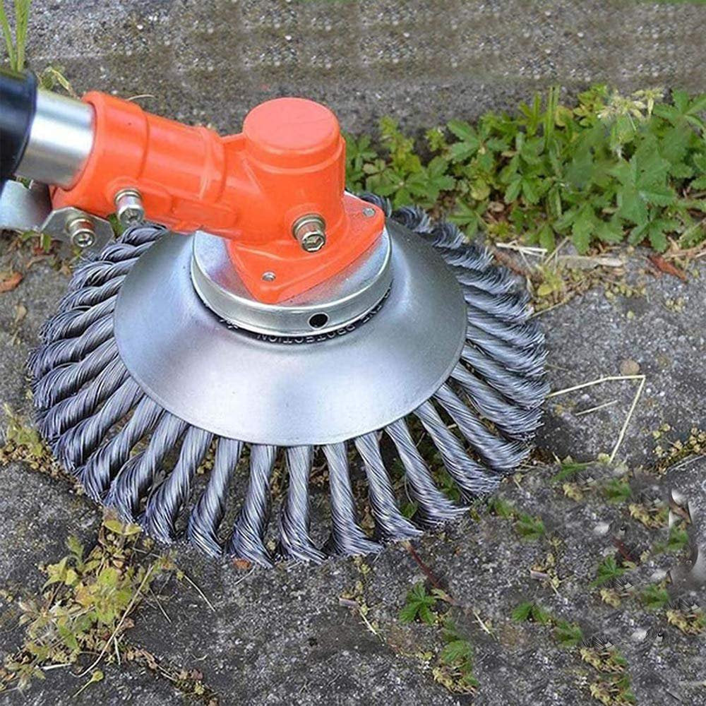 Universele onverwoestbare trimmerkop van LawnShield voor efficiënt gras en onkruid verwijderen. Duurzaam tuingereedschap.