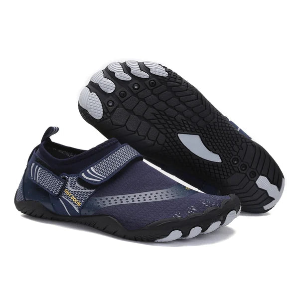 Robuuste TrailFlex waterschoenen met superieure grip op natte & gladde oppervlakken; duurzaam & sneldrogend materiaal.