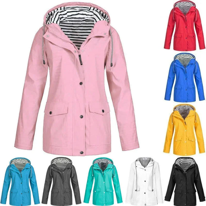 Dames Sophie trenchcoat, waterdicht en winddicht voor alle seizoenen. Elegante buitenjas.
