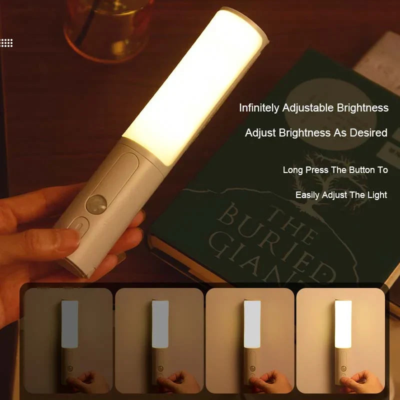 Automatisch licht met deze slimme LED nachtlamp en bewegingssensor. Veilig en energiezuinig voor thuis.