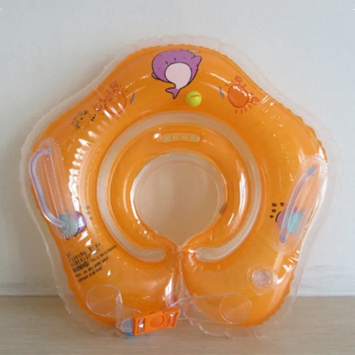 Comfortabele baby zwemring (nekring) met veilige sluiting voor optimaal babyzwemmen.