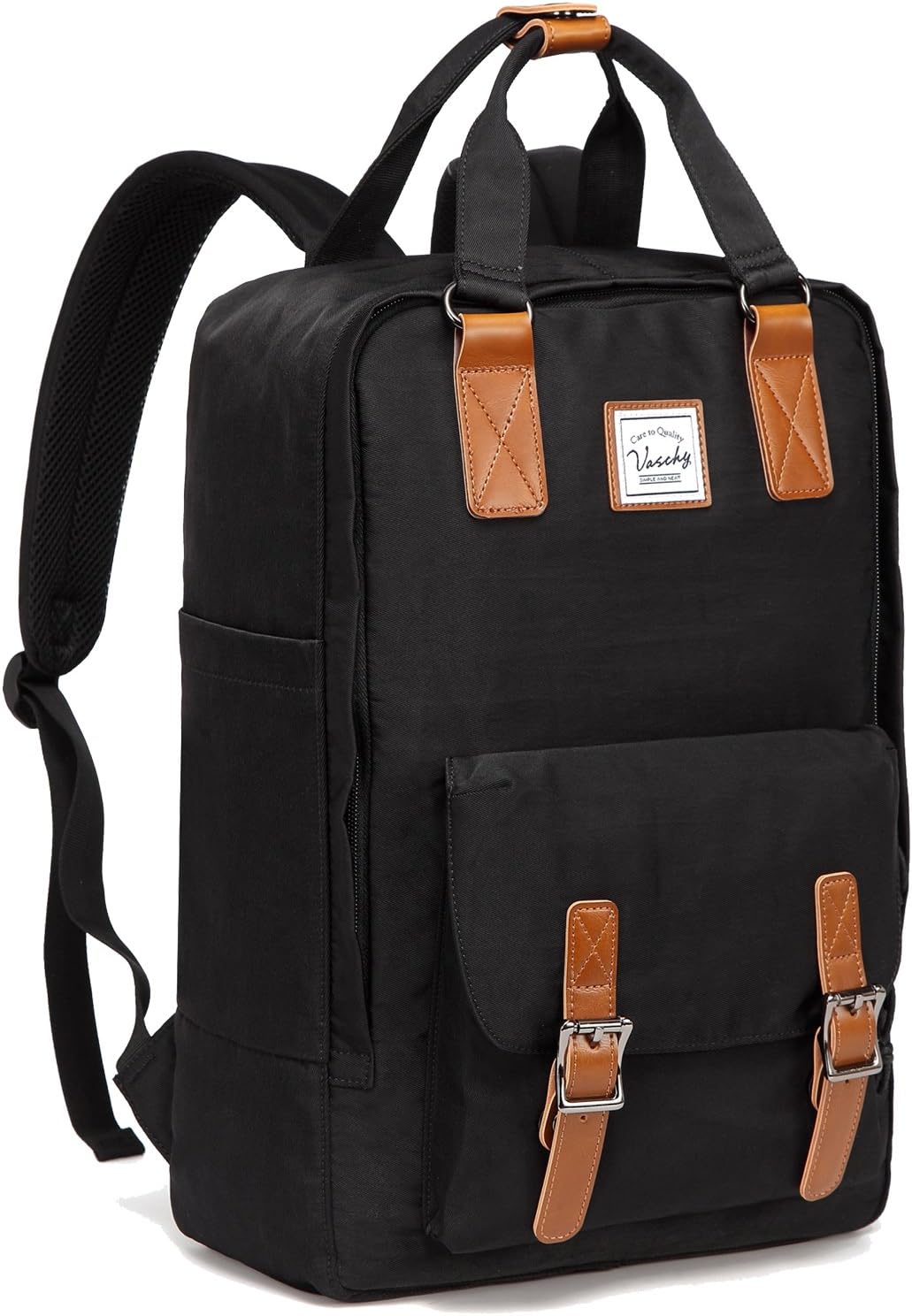 Vintage laptoprugzak (15.6") waterdicht, perfect voor werk/school. Profiteer van de 1+1 GRATIS promo!