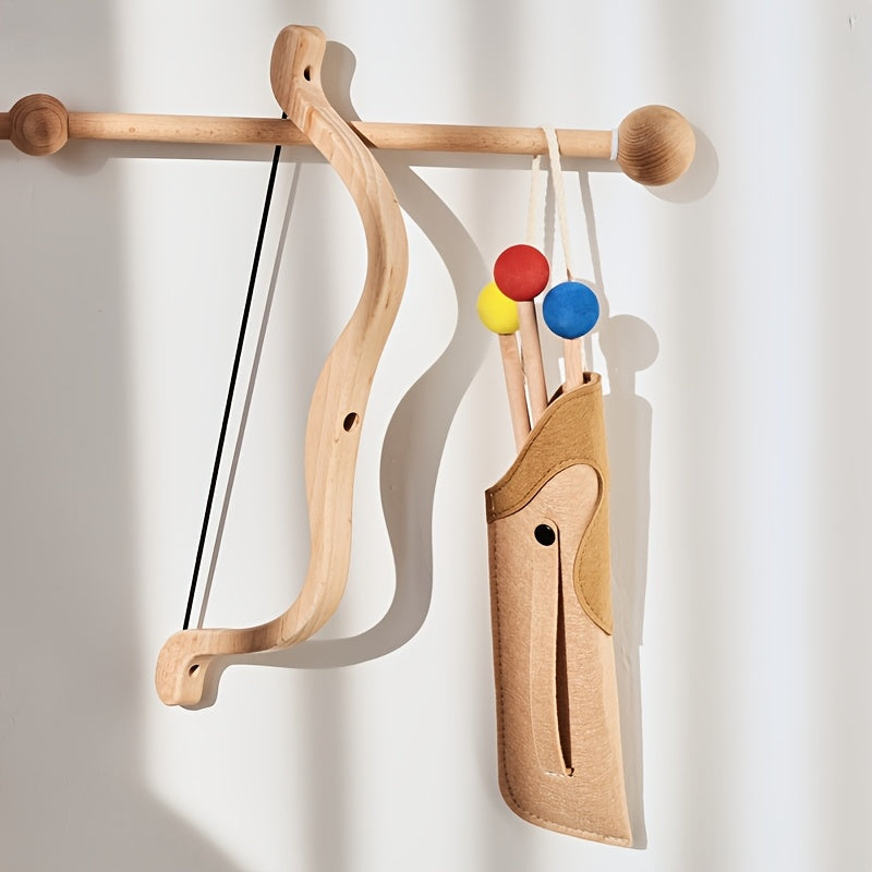 Veilige pijlen met zachte punten voor de kinderboog en pijlset. Perfect voor educatief houten buitenspeelgoed.