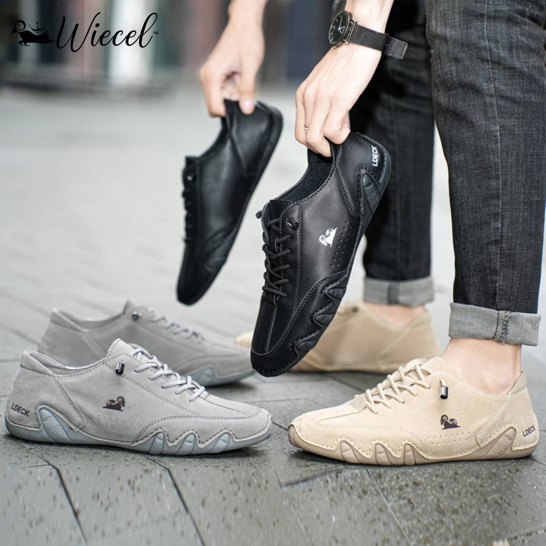 Flexibele leren barefoot schoenen Uniseks, met dunne antislipzool voor maximale bewegingsvrijheid.