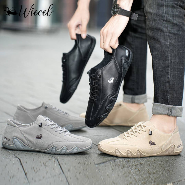 Flexibele leren barefoot schoenen Uniseks, met dunne antislipzool voor maximale bewegingsvrijheid.