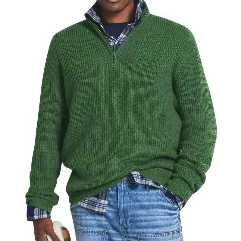Comfortabele heren winter trui. Een warme, elegante pullover met een tijdloze uitstraling voor elke man.