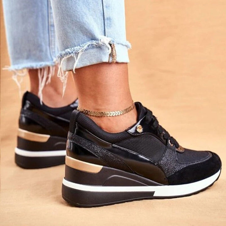 Comfortabele orthopedische damessneakers met lichtgewicht design en antislipzolen, ideaal voor pijnverlichting.